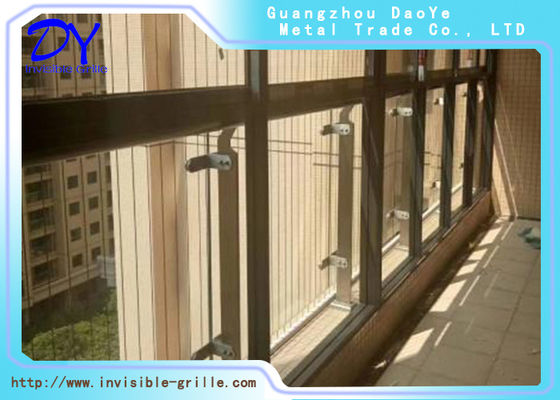 304 7x7 Paslanmaz Çelik Tel Teras Balkon Güvenlik Izgarası