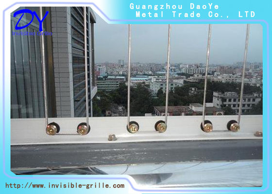 Balkon için 3 Metre / Set T3 Temper Görünmez Güvenlik Izgarası