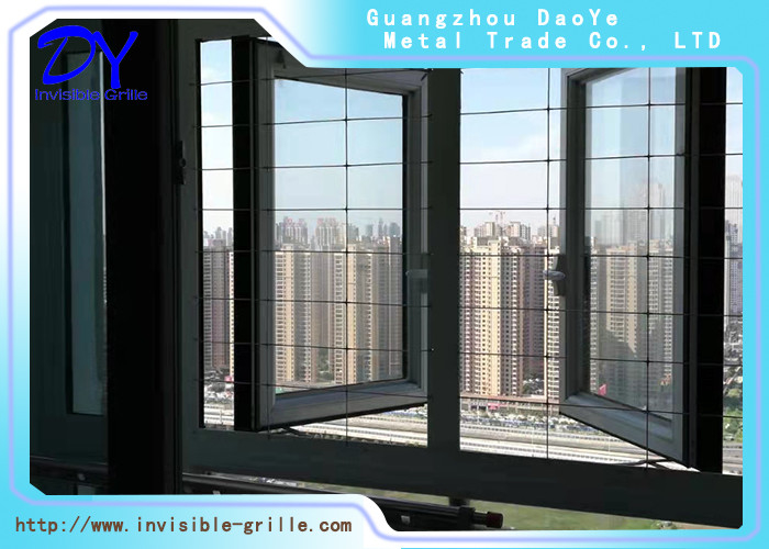 Çin'de basit kullanılan deli modern balkon görünmez ızgara