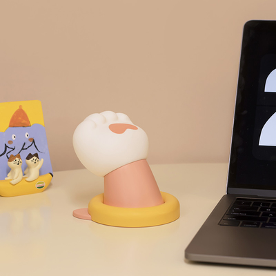 Kedi Pençesi Yaratıcı Gece Işığı USB Şarj Doğum Günü Hediye Tatlı ve Tatlı Pratik Kız Hediye Silikon Patting Işık