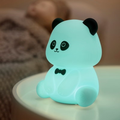 Baylar Panda Gece Işığı Düzme ve Stres Azaltma Ofis Ornmanı Yatak Başlığı Yoldaş Uyku LED Masa Lampası