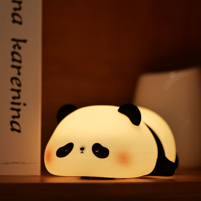 Özellik Silikon Gece Işığı Panda USB Şarj edilebilir Masa Led Lamba Gece Işığı Çocuk Odası İçin Silikon Gece Işıkları