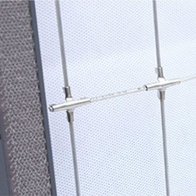 Korozyona dayanıklı çelik 316 Teller Balkon Görünmez ızgara