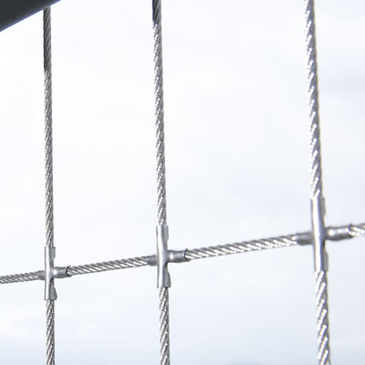 Balkon ve pencere koruması için 5cm tel mesafe boşluğu ile kolay Yangın Kaçış Pet Güvenliği Görünmez ızgara