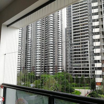 Engellemeyen Doğa Görünmez Balkon Izgara Dayanıklı 304/316 Çelik Tel
