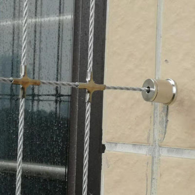 Balkon ve pencere koruması için 5cm tel mesafe boşluğu ile kolay Yangın Kaçış Pet Güvenliği Görünmez ızgara