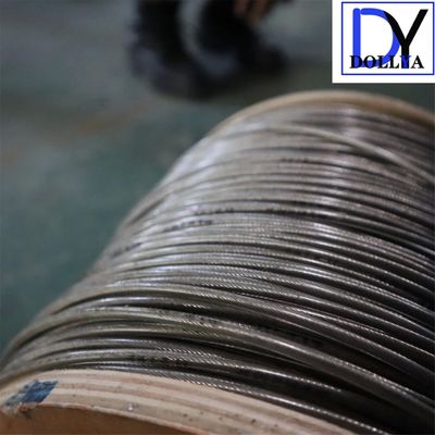 316 Sınıf Paslanmaz Çelik Balkon Güvenlik için 6 metre uzunluğunda ve 5 cm boşlukta görünmez ızgara