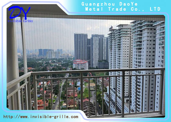 Görünmez Güvenlik ızgarası estetik uyumu korurken tasarlanmış koruyucu görünmez bariyer