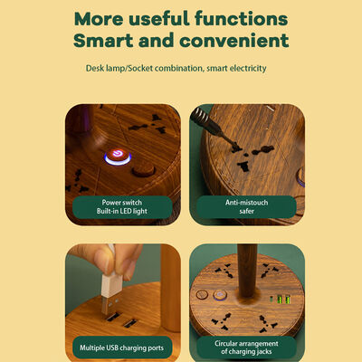 USB Şarj Girişli Masa Lambası, Ev Ofisler İçin Paket