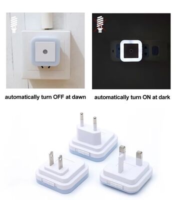 Yatak Odası Başucu Enerji Tasarruflu Sensörlü LED Gece Lambası, Çok Renkli Gece Işığı