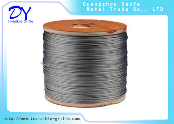 Son Kapak Alüminyum Bölüm Pencere Görünmez ızgara Nylon Çelik Tel ip yüzeyi için