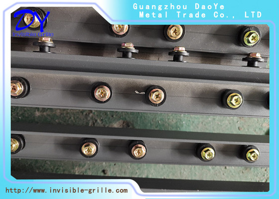 Single Pad Alüminyum Ray Track AG4 Balkon ve Pencere Ev Güvenliği Koruma ızgarası
