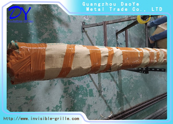 Single Pad Alüminyum Ray Track AG4 Balkon ve Pencere Ev Güvenliği Koruma ızgarası