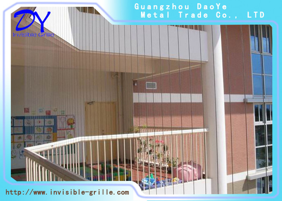 304 316 Balkon Görünmez Izgara Okul İçin Kolay Bakımlı