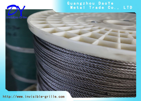 31677 20mm Paslanmaz Çelik Tel Sert Tel Paslanmaz Çelik Tel Rigging ve Endüstriyel Makine Bileşenleri için Uygun