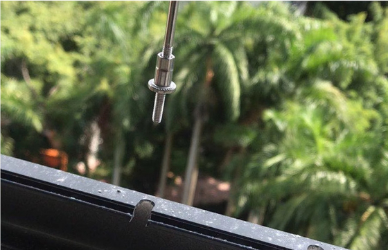 3mm rulo çelik tel balkon ızgaraları 100kg kapasiteli balkon rulo ızgaraları