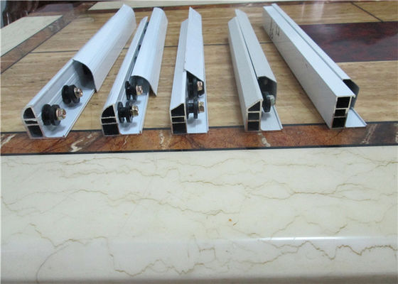 Görünmez Güvenlik Izgarası İçin Sabit Hat Güvenliği Alüminyum Raylı Ray