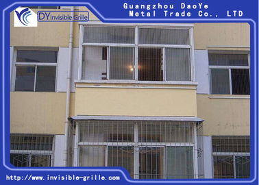 Hafif Görünmez Güvenlik Izgarası, Okul / Koridor İçin Dayanıklı Açılabilir Izgara