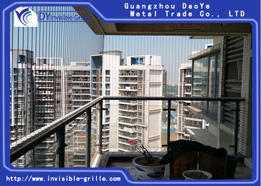 Çocukların Güvenliğinin Keyfini Çıkarın Şehrin Manzarası Deniz Kıyısı Vadisi Balkon Görünmez Izgara