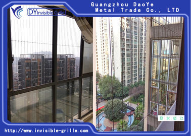 Hırsız Korumalı Çözüm ile Modern Kolay Temizlenen Balkon Görünmez Izgara