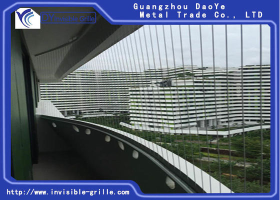 Anti Pas Yapısı Yukarıdan Aşağı Balkon Görünmez Izgaralar