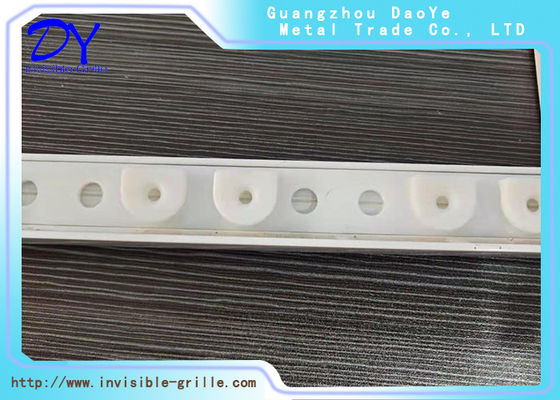 Çocuk Güvenliği İçin Hardy Görünmez Izgaralar 2.0Mm Alüminyum Raylı Ray