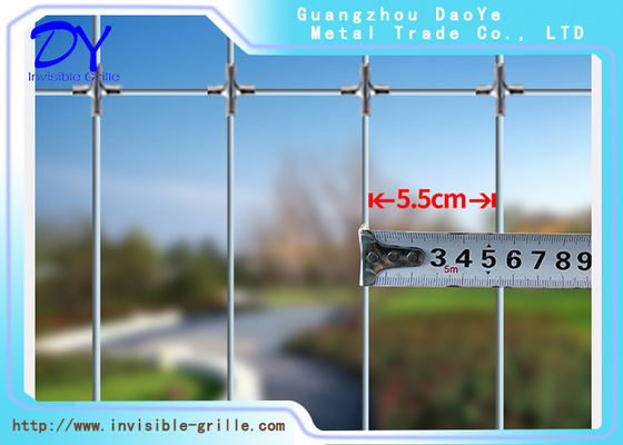 SS316 2.5mm Balkon Kanadı Görünmez Menfez