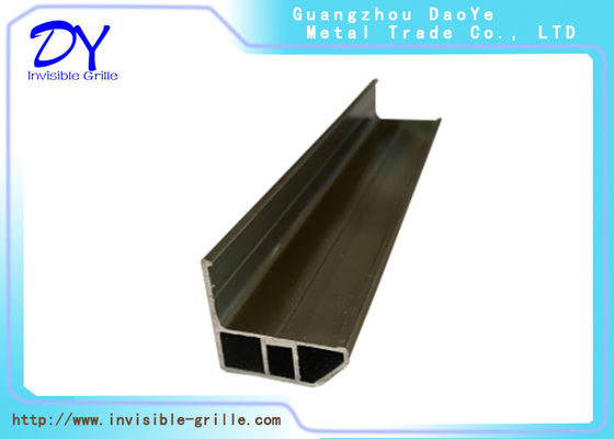 2m / Set Alüminyum Raylı Ray Penceresi Görünmez Izgara 316 Tel Dikey Montaj