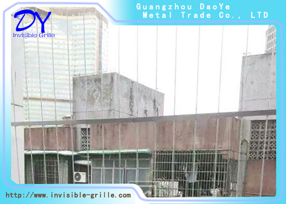 Alüminyum Çerçeveli 3m / Set Balkon Görünmez Menfez Düşme Önleyici